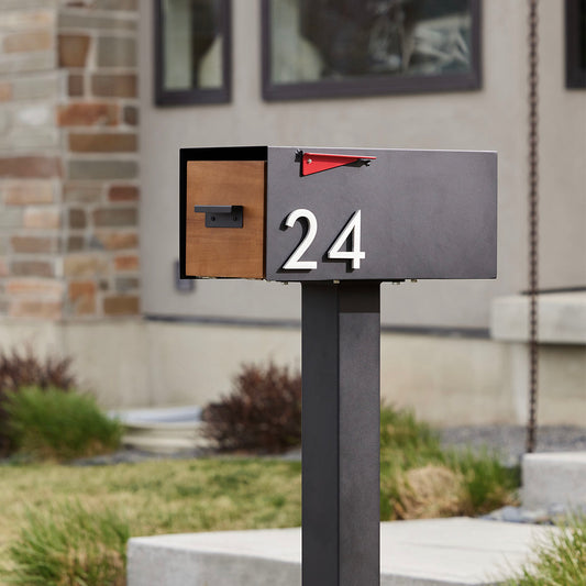 Post-Mounted Mailboxes